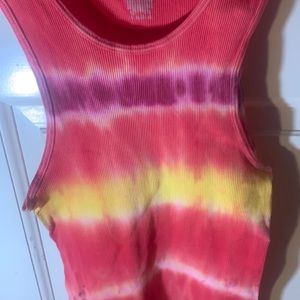 Tie-Dye Tank Top Woman's Size Large
